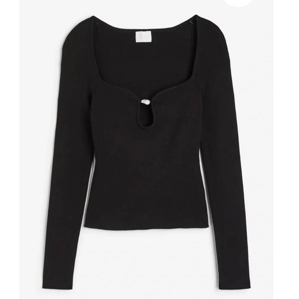 NWT H&M Bead Detail Knit Top - Picture 3 of 5